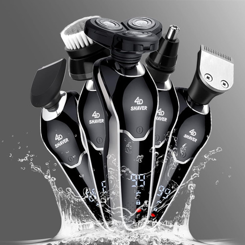 Electric Shaver Razor For Men, Bestmal 5 In 1 Wet/dry Ele...