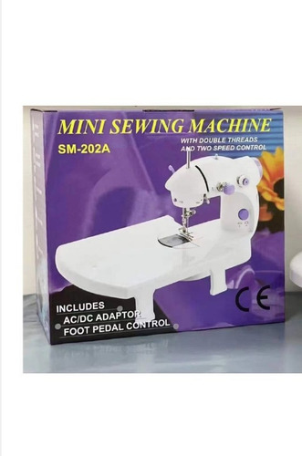 Maquina De Coser Portátil Electrica Color Blanco
