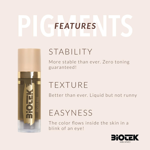 Kit De Pigmento Líquido Inorgánico Para Cejas Para Maquillaj