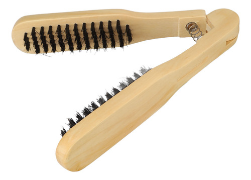 Cepillo Alisador De Pelo Con Pinza Alisador De Alta Temperat