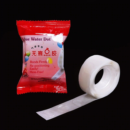 1 Rollos De Pegamento Para Globo - Adhesivo / 100 Puntos