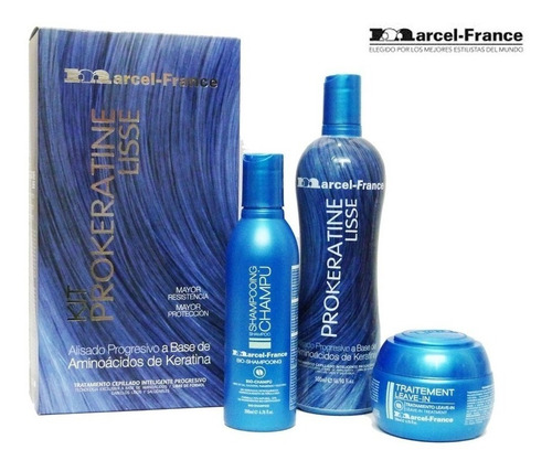 Kit Prokeratine Lisse Marcel France 500ml Keratina Sin Formo