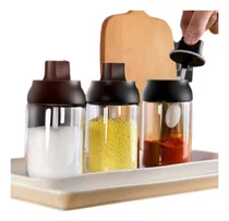 Comprar Set De 6 Condimenteros Con Cucharita