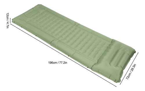 Colchón De Camping Inflable Ultraligero Para Dormir