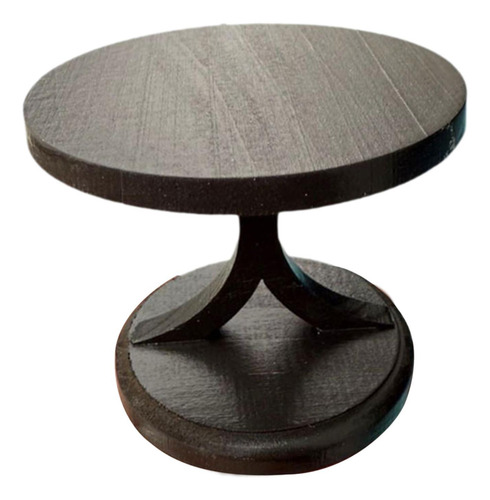 Mesa Auxiliar De Madera Para Casa De Mesa Auxiliar Redonda