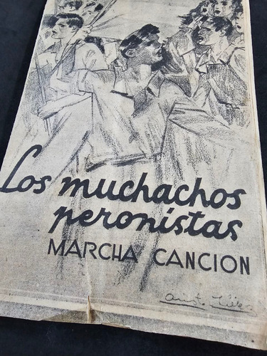 Partitura Los Muchachos Peronistas Marcha Canción - 814 (Usado)