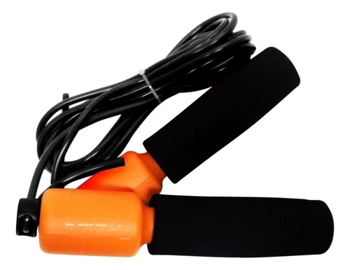 Kit Roda De Exercícios Abdominal + Corda Pular Com Contador