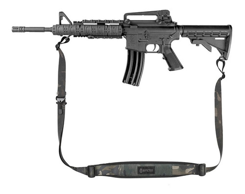 Bolso de hombro militar Invictus de 2 puntos Attach 2.0 Multicam Color MultiCam negro