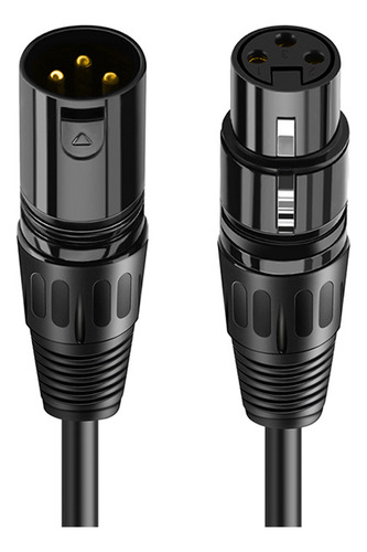 Cabo Xlr Microfone Canon Balanceado Macho Fêmea 2m Cabletime