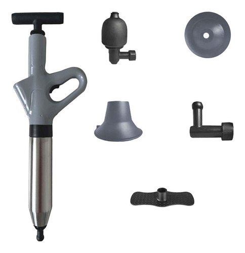 Desatascador De Aire Para Inodoro, Desatascador Gris Gris