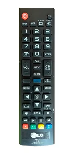 canal láser Matrona Control Remoto Para Televisor LG Tv Smart | MercadoLibre