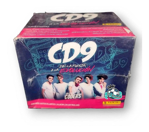 Caja De 50 Sobres Del Álbum De Cd9 (250 Estampas) Panini