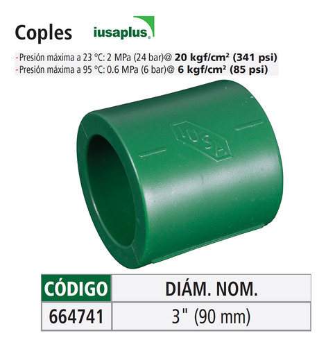 Cople De Ppr, Iusaplus 90 Mm