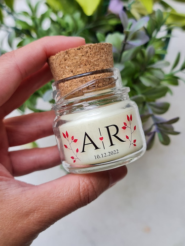 Lembrancinha Vela Perfumada Para Casamento - 11un