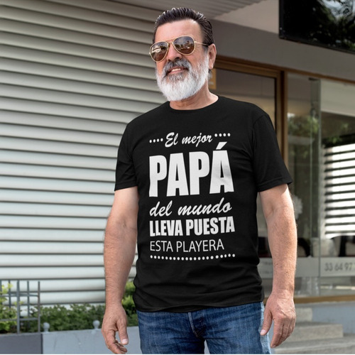Imagen 2 de 4 de Playera Leyendas El Mejor Papá Del Mundo -día Del Padre