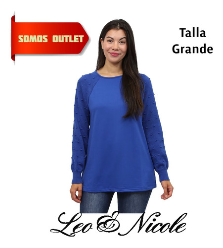 Sueter Para Dama Leo N Nicole Talla Grande Original