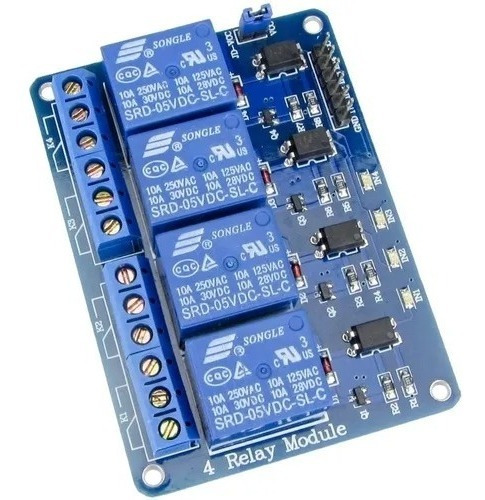 Modulo Microcontrolador Rele 4 Canales Arduino 5v