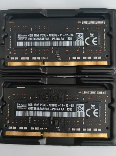 Memoria 4gb Ddr3l Hynix Pc3l-12800s Para Macbook - iMac Y Pc (Usado)