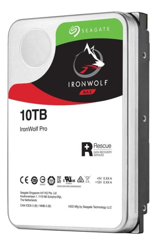 Disco rígido interno Seagate IronWolf Pro ST10000NE0008 10TB