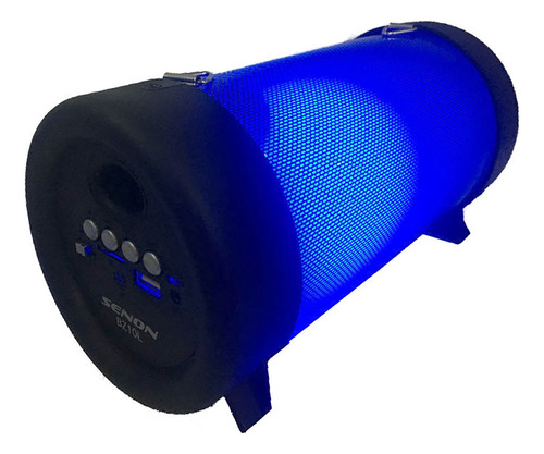 Parlante Portatil Bluetooth Bateria Recargable Usb Sd Radio Color Negro