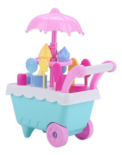Minicoche De Juguete Carrito De Helado Simulación Para Super