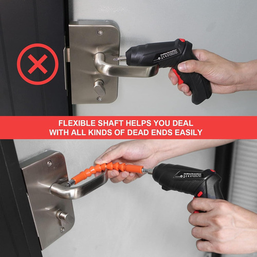 Cordless Electric Screwdriver, 3.6v Rechargeable Power Sc...