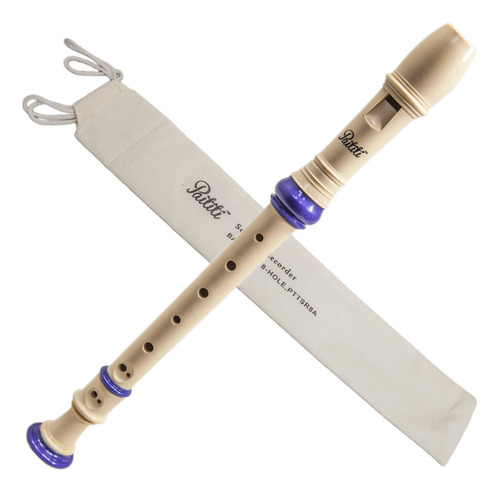 Paititi Soprano Recorder 8 Hole Con Barra De Limpieza Bolsa