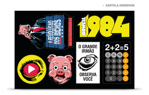 Box George Orwell Editora Aleph 1984 + Rev Dos Bichos -