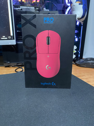Imagen 7 de 7 de Mouse gamer inalámbrico recargable Logitech Pro Series Pro X Superlight rosa