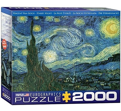Rompecabezas Noche Estrellada De Vincent Van Gogh 2.000