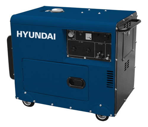 Generador portátil Hyundai 073G 6400W trifásico con tecnología AVR