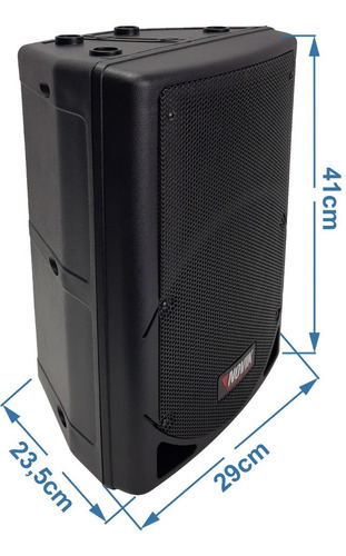 Parlante potenciando Novik Evo 110x woofer 8" 100w rms