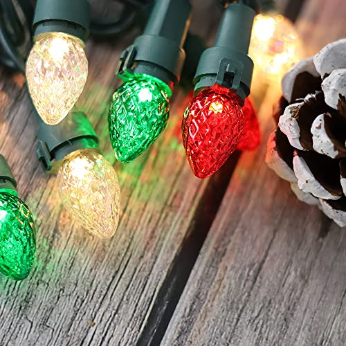 Cadena De Luces Led Para Exteriores Novrose, Luces C3 De Vid