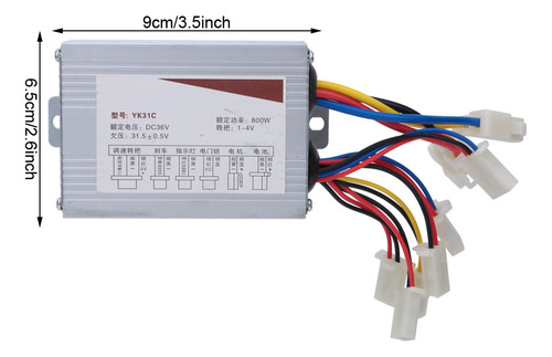 Controlador De Motor De Escova Elétrica 36v 800w Dc Motor Sp