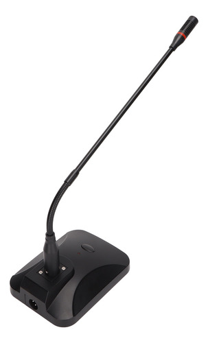 Microfone De Mesa Com Fio Gooseneck Ajustável Xlr Female To