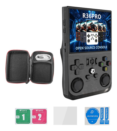 Console De Jogo Retrô Portátil R36pro De 64 Gb Com Tela Hd D