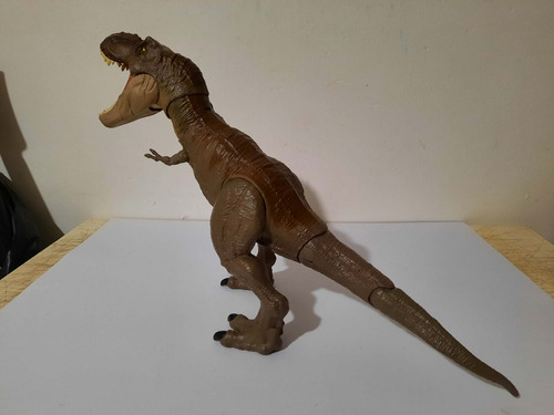 Tyrannosaurus Rex Mega Mordida Ataque Jurassic World Mattel (Usado)
