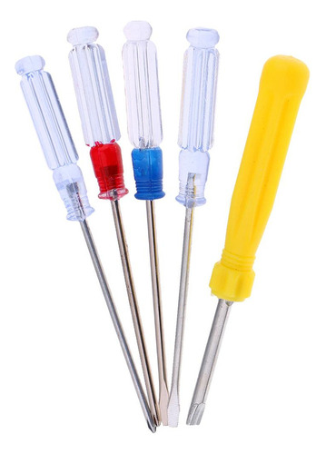 2x 5 Unids / Set Mini Destornilladores Plana En Cruz,