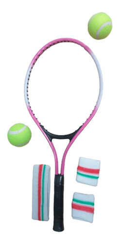 Set Raqueta Tenis + 2 Pelotas + Accesorios  Combo Inicial