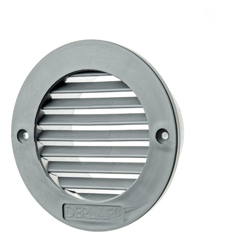 Rejilla De Ventilación Deplaf Para Extractor De Aire Y Baño Color Gris