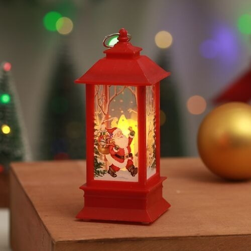 Imagen 3 de 10 de Farol Navideño Led Farolito Luminoso Decoracion Navidad