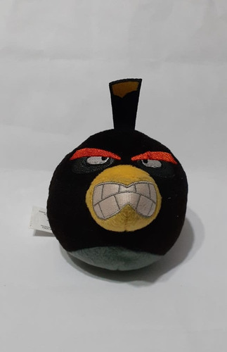 Muñeco Angry Birds Negro Peluche Mc Donalds Arg. 2015