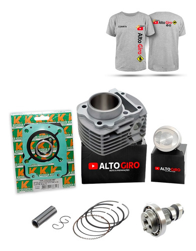 Kit 190cc Flex + Comando Preparado Fazer/factor 150