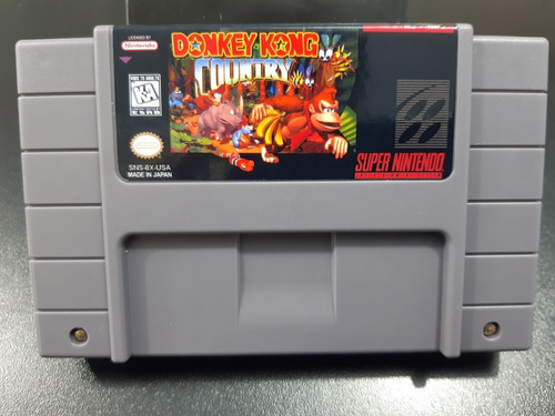 Fitas De Super Nintendo Donkey Kong Country