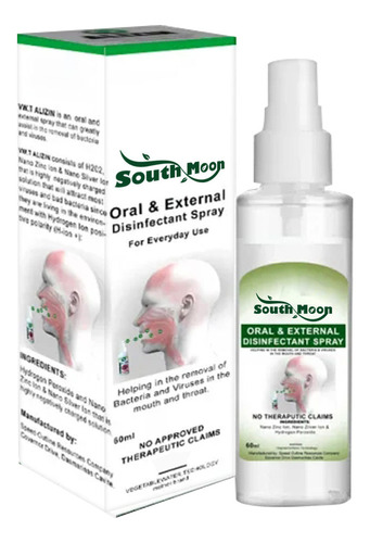 Desinfectante Oral Externo Aprobado En Aerosol Bucal Para Re