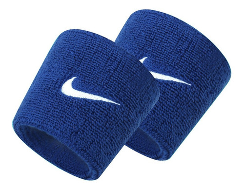 Muñequeras Tenis Nike Swoosh Color Azul