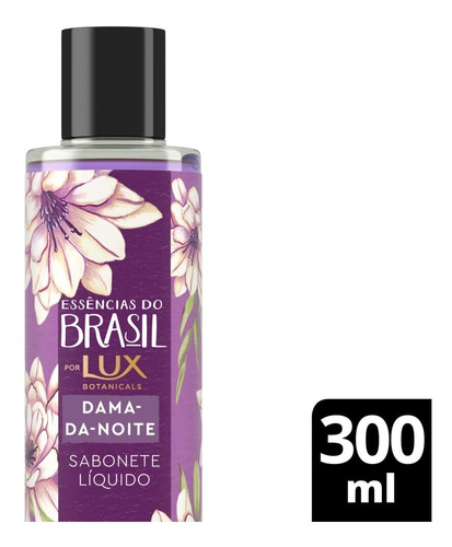 Sabonete Líquido Dama-da-noite Lux Essências Do Brasil 300ml