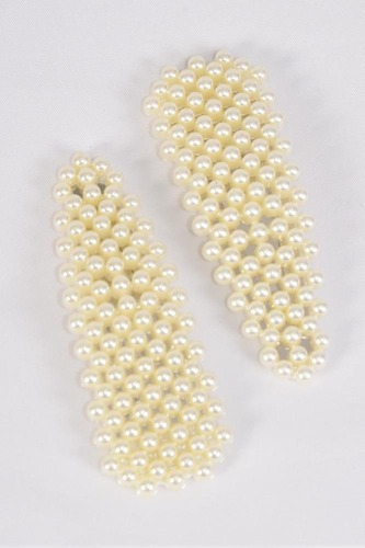 Imagen 4 de 6 de Gancho D Perlas Hair Clip P/ El Cabello Niña Mujer Accesorio