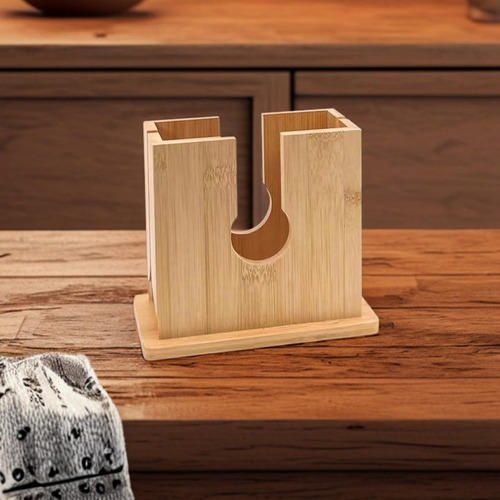 Soporte Para Rebanar Bagels De Madera, Cortador De Bagels De