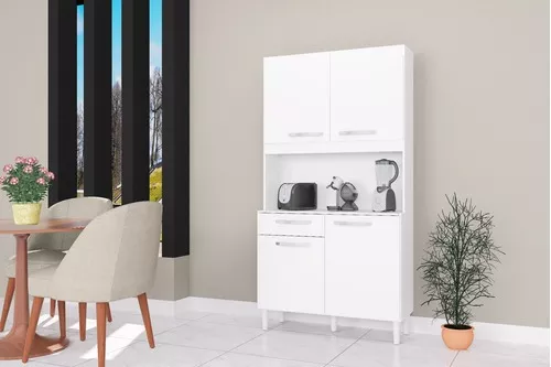 Mueble Auxiliar cocina Blanco 90 cm